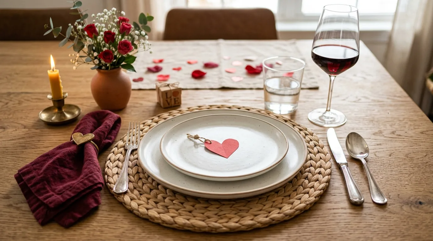 Valentine’s Day Table Setting Ideas